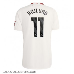 Manchester United Rasmus Hojlund #11 Kolmaspaita 2023-24 Lyhythihainen